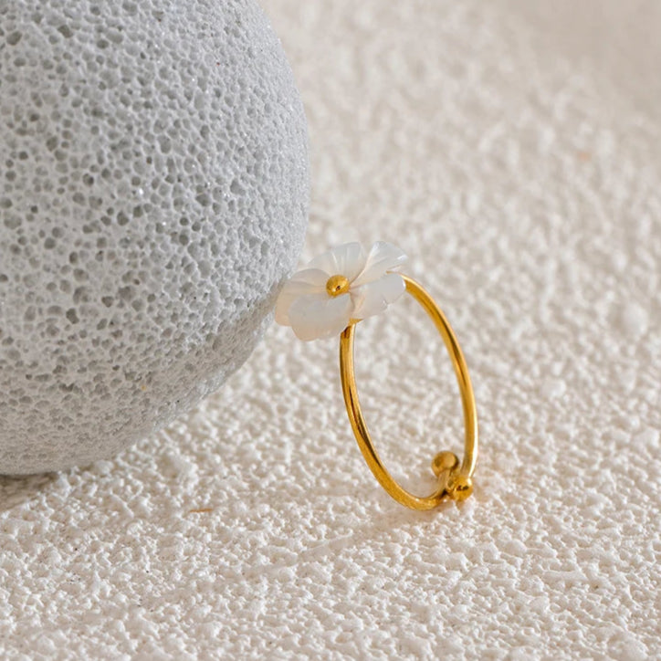 Bague Anneau Fleur de Marguerite