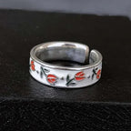 Bague Anneau Fleurs de Tulipe