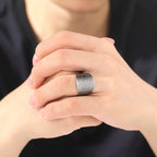 Bague Anneau Homme Cube de Métatron argent