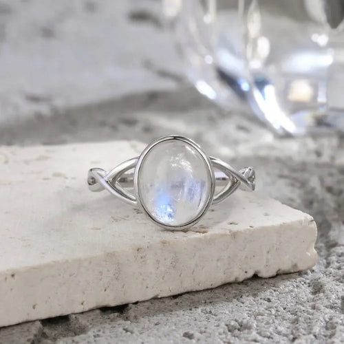 Bague Anneau Pierre de Lune Fertilité