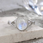 Bague Anneau Pierre de Lune Fertilité