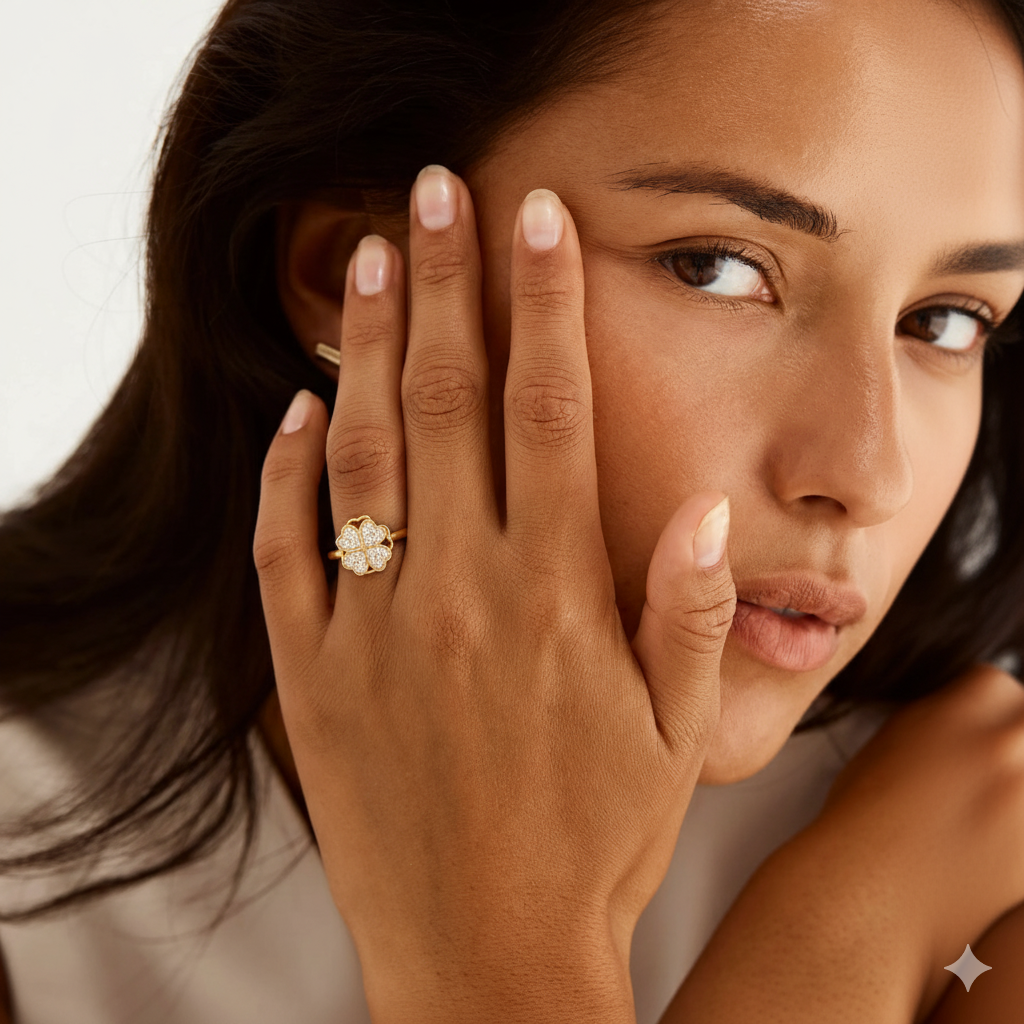 Anti-Stress Klavertje 4 Ring