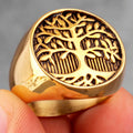 Bague Arbre de Vie pour Homme or