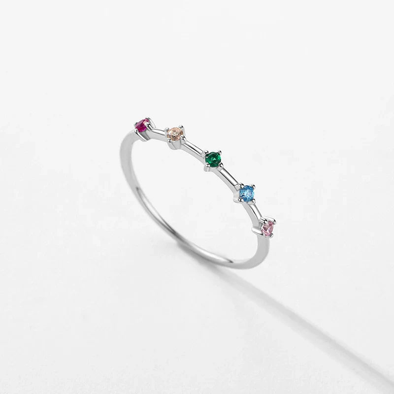 Regenboogring voor dames