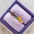 Regenboogring voor dames