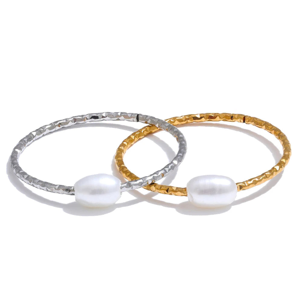 Ring met zoetwaterparel 