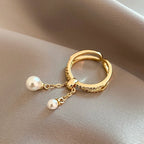Ring met hangende parels