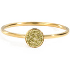 Ring met kleine ronde geboortestenen voor dames augustus