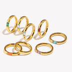 Ring met geboortesteen gezet voor dames