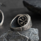 Bague carrée de Style Egyptien