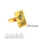Bague carte de tarot