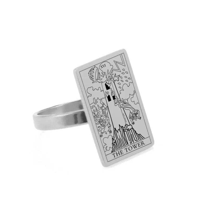 Bague carte de tarot