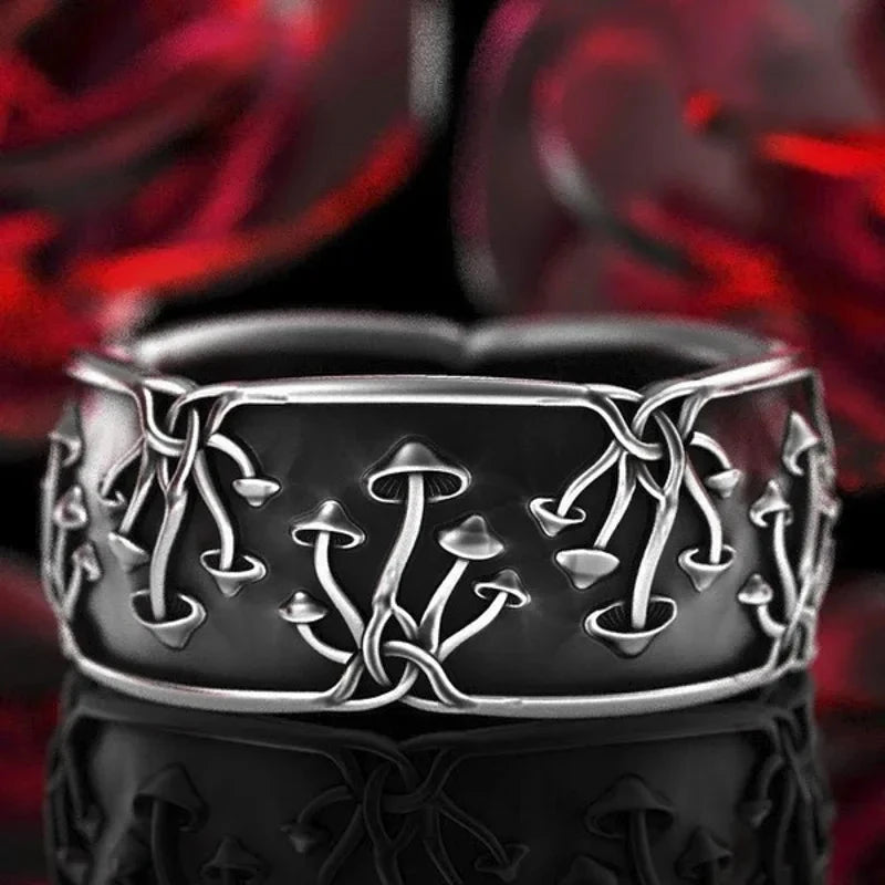 Bague avec Champignons pour Homme