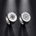 Bague Compas Boussole Anneau Rose des Vents style 1