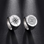 Bague Compas Boussole Anneau Rose des Vents style 1