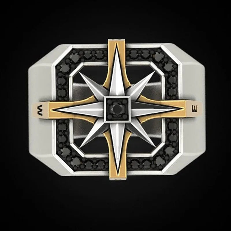 Bague Compas Boussole Rose des Vents