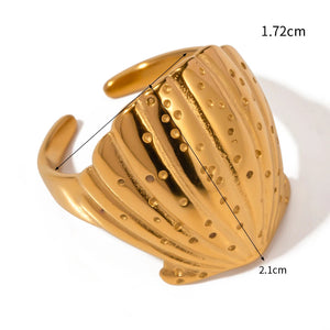 Bague Coquillage Coquille Saint-Jacques pour Femme