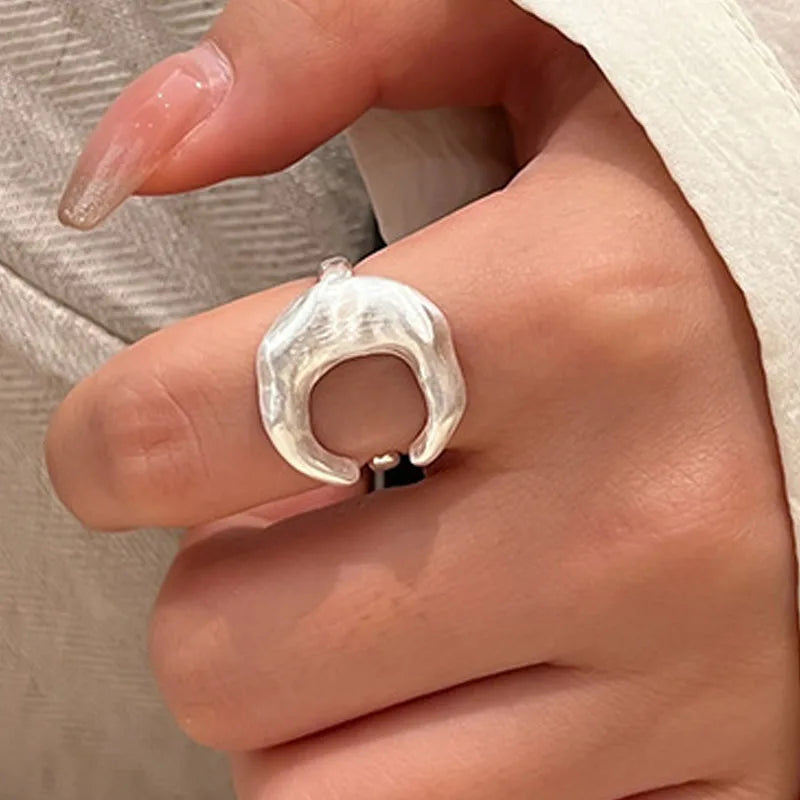 Bague Croissant de Lune Pour Femme