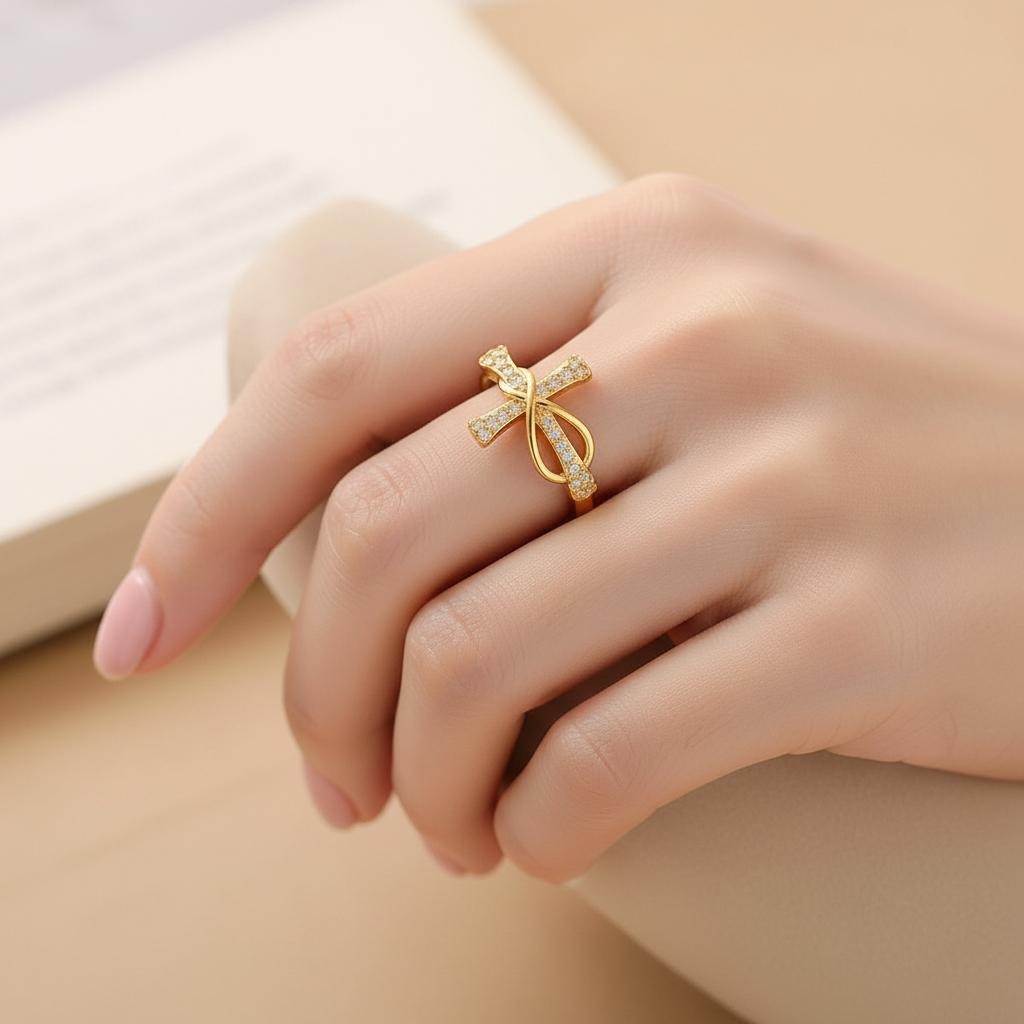 Christelijk Kruis Ring Dames