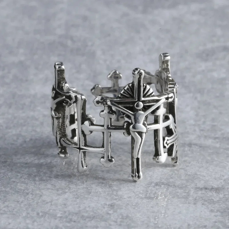 Bague Croix de Jésus Femme