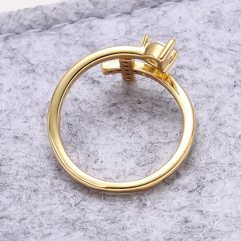 Kruis en Hart Ring Dames