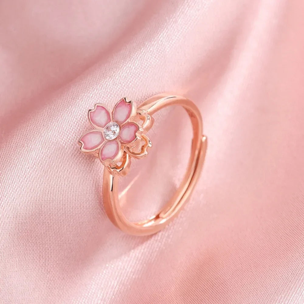 Bague d'anxiété ajustable Sakura