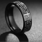 Biddring met beschermende kruis 