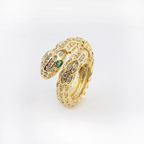 Bague Dorée Femme Serpent