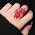 Bague en Branches Corail