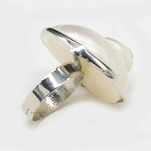 Bague en Nacre de Coquillages