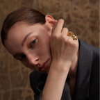 Bague Feuille de Palmier or