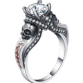 Skull Ring met Diamant