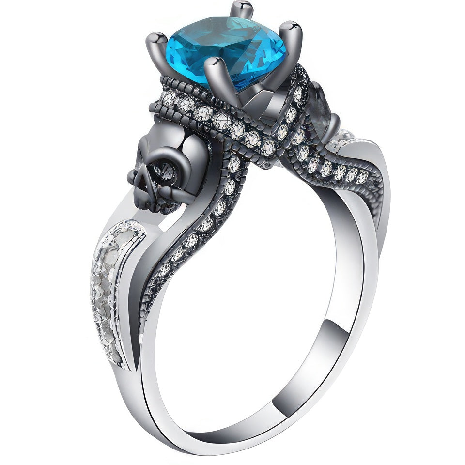 Skull Ring met Diamant