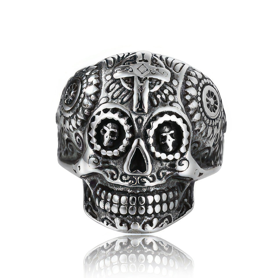 Zilveren Gothic Ring