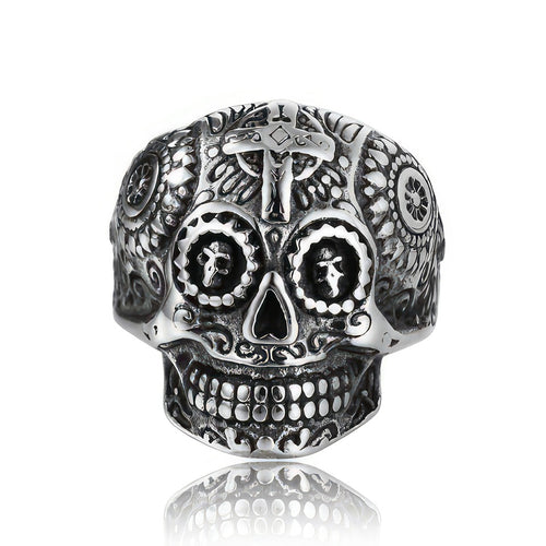 Zilveren Gothic Ring