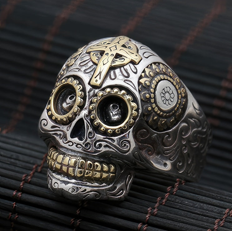 Zilveren Gothic Ring