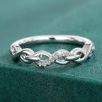 Schitterende infinity-ring