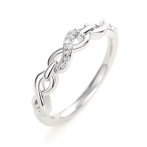 Schitterende infinity-ring