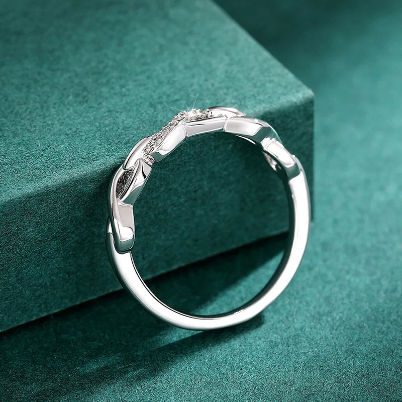 Schitterende infinity-ring