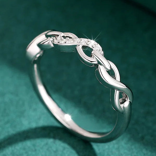 Schitterende infinity-ring