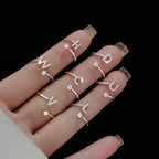 Initialenring voor dames