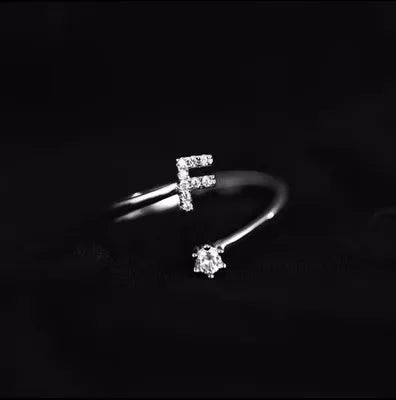 Initialenring voor dames f