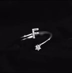 Initialenring voor dames f