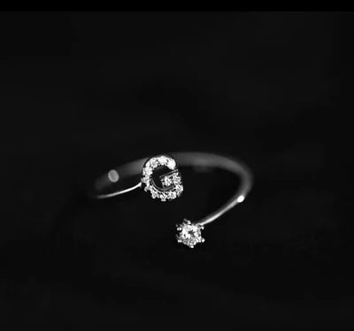 Initialenring voor dames g