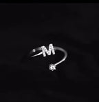 Initialenring voor dames m
