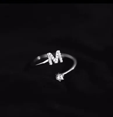 Initialenring voor dames m