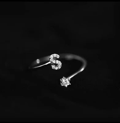 Initialenring voor dames s