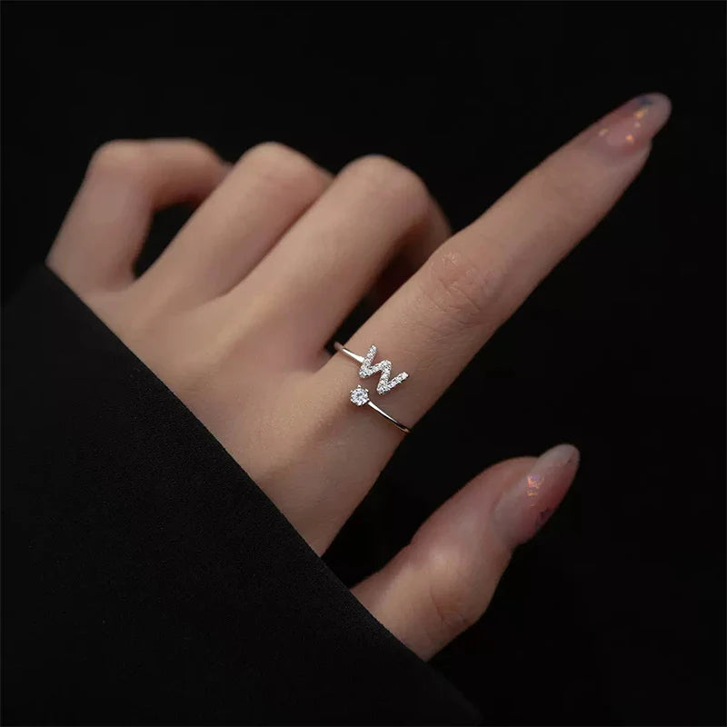 Initialenring voor dames
