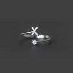 Initialenring voor dames x