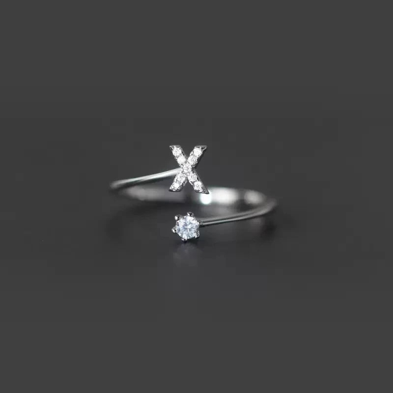 Initialenring voor dames x